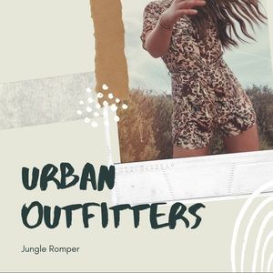 🌷3 for 15 | UO Jungle Shirt Romper - NEW